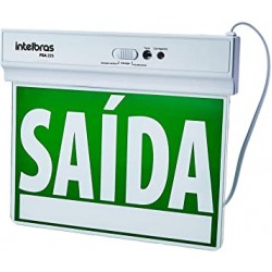PLACA DE SINALIZAÇÃO SEMPRE ACESA DUPLA FACE PSA 225 INTELBRAS 