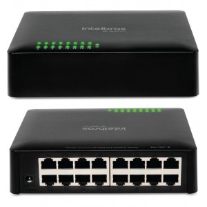 SWITCH 16 PORTAS SF1600 Q+ INTELBRAS  