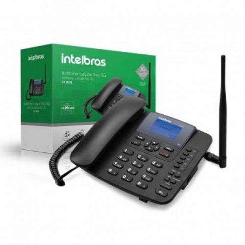 TELEFONE CELULAR FIXO 3G CF 6031 INTELBRAS 