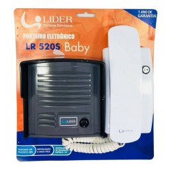 KIT PORTEIRO RESIDENCIAL LR520S BABY LIDER 