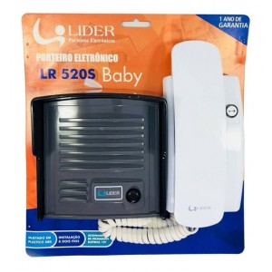 KIT PORTEIRO RESIDENCIAL LR520S BABY LIDER 