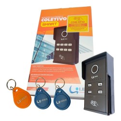 PORTEIRO COLETIVO SMART RFID 4P LR804R LIDER 