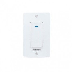  INTERRUPTOR INTELIGENTE 1 TECLA WI-FI LIV SE235 MULTILASER