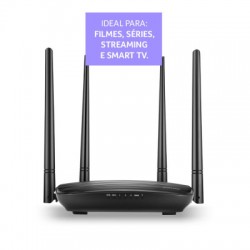 ROTEADOR 4 ANTENAS AC1200 RE018 MULTILASER 