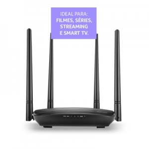 ROTEADOR 4 ANTENAS AC1200 RE018 MULTILASER 